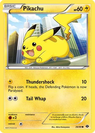 Pikachu 039/99/99 - Common