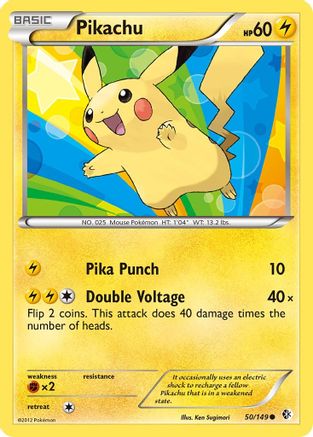 Pikachu 050/149/149 - Common
