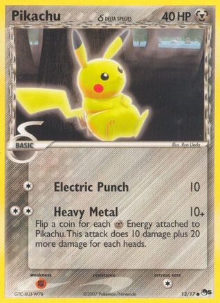 Pikachu (Delta Species) 013/017/17 - Common