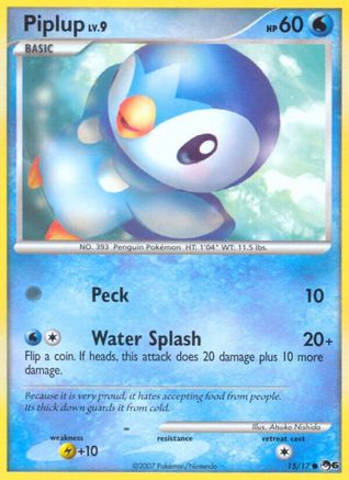 Piplup 015/017/17 - Common
