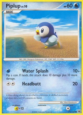 Piplup (71) 071/100/100 - Common