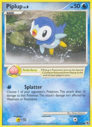 Piplup (72) 072/100/100 - Common