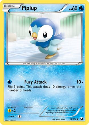 Piplup 027/108/108 - Common