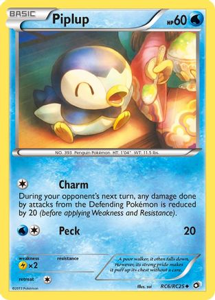 Piplup RC6/RC25/113 - Uncommon - Holofoil