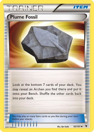 Plume Fossil 093/101 - Uncommon
