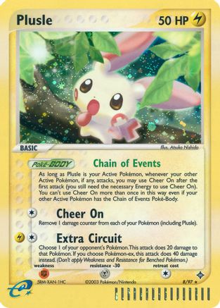 Plusle 008/97 - Holo Rare - Holofoil