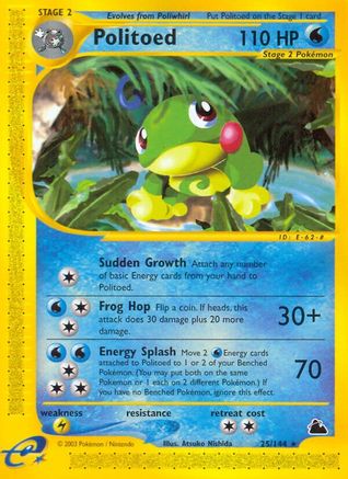 Politoed (25) 025/144 - Rare