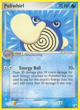 Poliwhirl 068/115/115 - Common - Reverse Holofoil