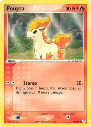 Ponyta 076/112/112 - Common