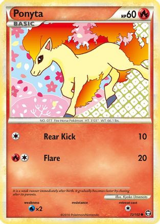 Ponyta 072/102/102 - Common
