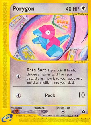 Porygon (103a) 103a/147/147 - Common