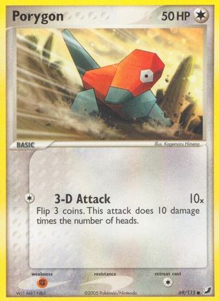 Porygon 069/115 - Common - Reverse Holofoil