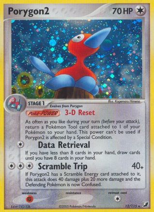 Porygon2 012/115 - Holo Rare - Holofoil