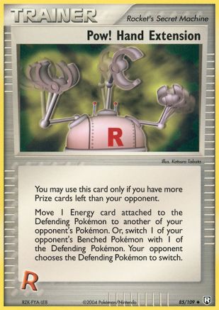 Pow! Hand Extension 085/109 - Uncommon - Reverse Holofoil