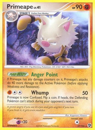 Primeape 027/106 - Rare