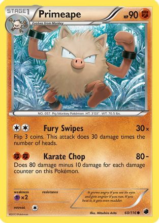 Primeape 060/116 - Common