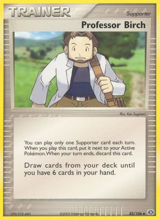 Professor Birch 082/106 - Uncommon - Reverse Holofoil