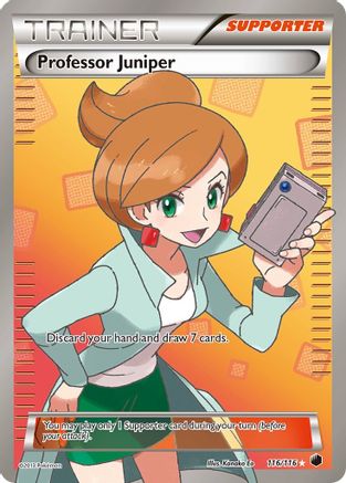 Professor Juniper (116 Full Art) 116/116 - Ultra Rare - Holofoil