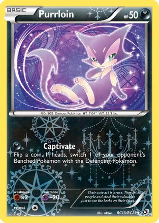 Purrloin RC13/RC25/113 - Uncommon - Holofoil