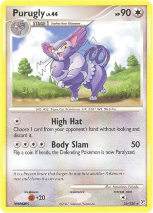 Purugly 036/130 - Rare