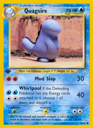 Quagsire 048/64/64 - Common - 1st Edition
