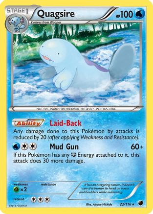 Quagsire 022/116 - Rare