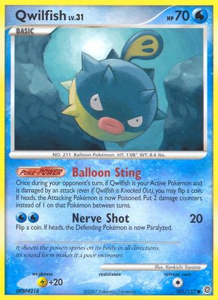 Qwilfish 101/132 - Common