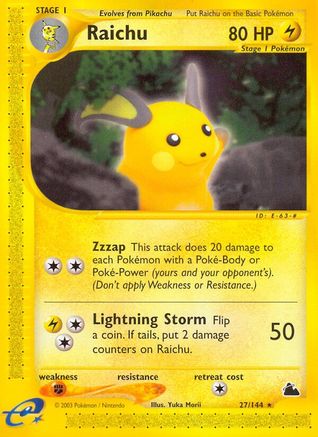Raichu (27) 027/144 - Rare