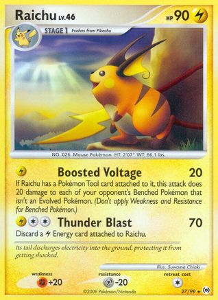 Raichu 027/99 - Rare