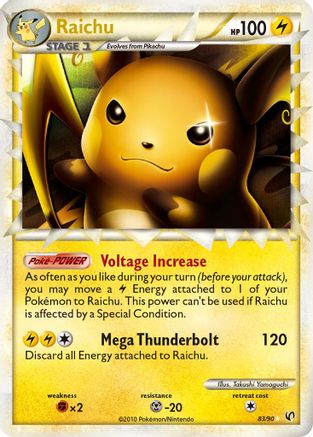Raichu (Prime) 083/90 - Ultra Rare - Holofoil