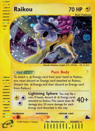 Raikou (H26) H26/144 - Holo Rare - Holofoil