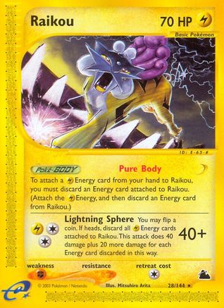Raikou 028/144 - Rare