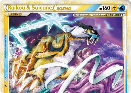 Raikou & Suicune Legend (Top) 092/95 - Ultra Rare - Holofoil