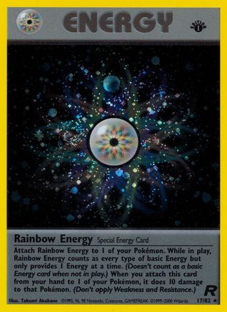 Rainbow Energy (17) 017/82/82 - Holo Rare - Holofoil