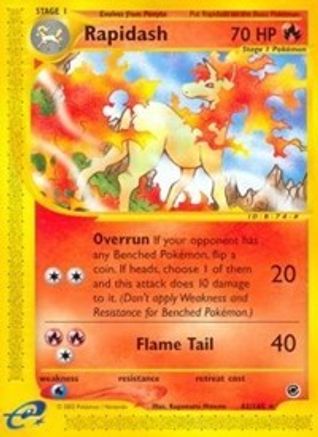 Rapidash (62) 062/165 - Rare