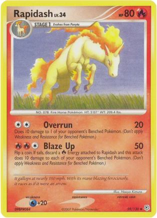 Rapidash 059/130 - Uncommon