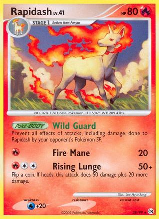 Rapidash (28) 028/99 - Rare