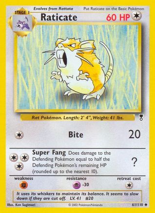Raticate 061/110 - Uncommon