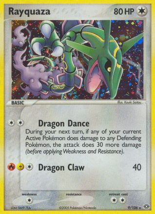 Rayquaza 009/106 - Holo Rare - Holofoil
