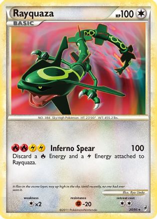 Rayquaza 020/95 - Holo Rare - Holofoil