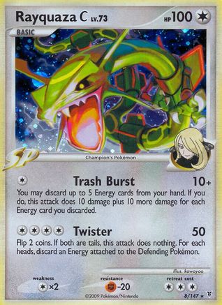 Rayquaza C 008/147 - Holo Rare - Holofoil