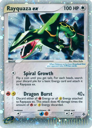 Rayquaza ex 097/97 - Ultra Rare - Holofoil