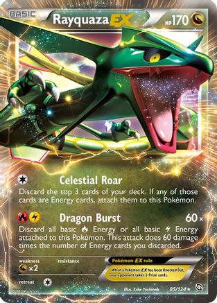 Rayquaza EX 085/124/124 - Ultra Rare - Holofoil