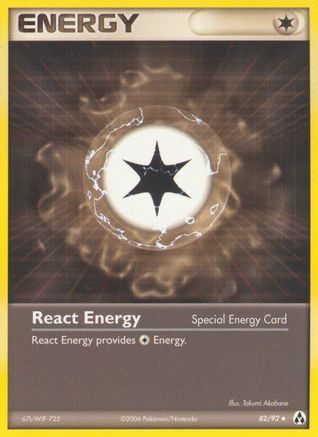 React Energy 082/92/92 - Uncommon - Reverse Holofoil