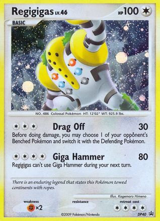 Regigigas DP40/56 - Promo - Holofoil
