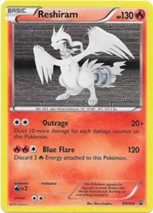 Reshiram BW004/101 - Promo - Holofoil