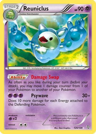 Reuniclus 126/124 - Secret Rare - Holofoil