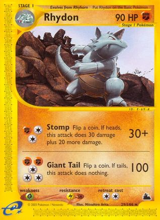 Rhydon (29) 029/144 - Rare