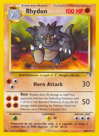 Rhydon 035/110 - Rare