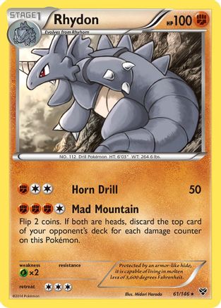Rhydon 061/146 - Rare